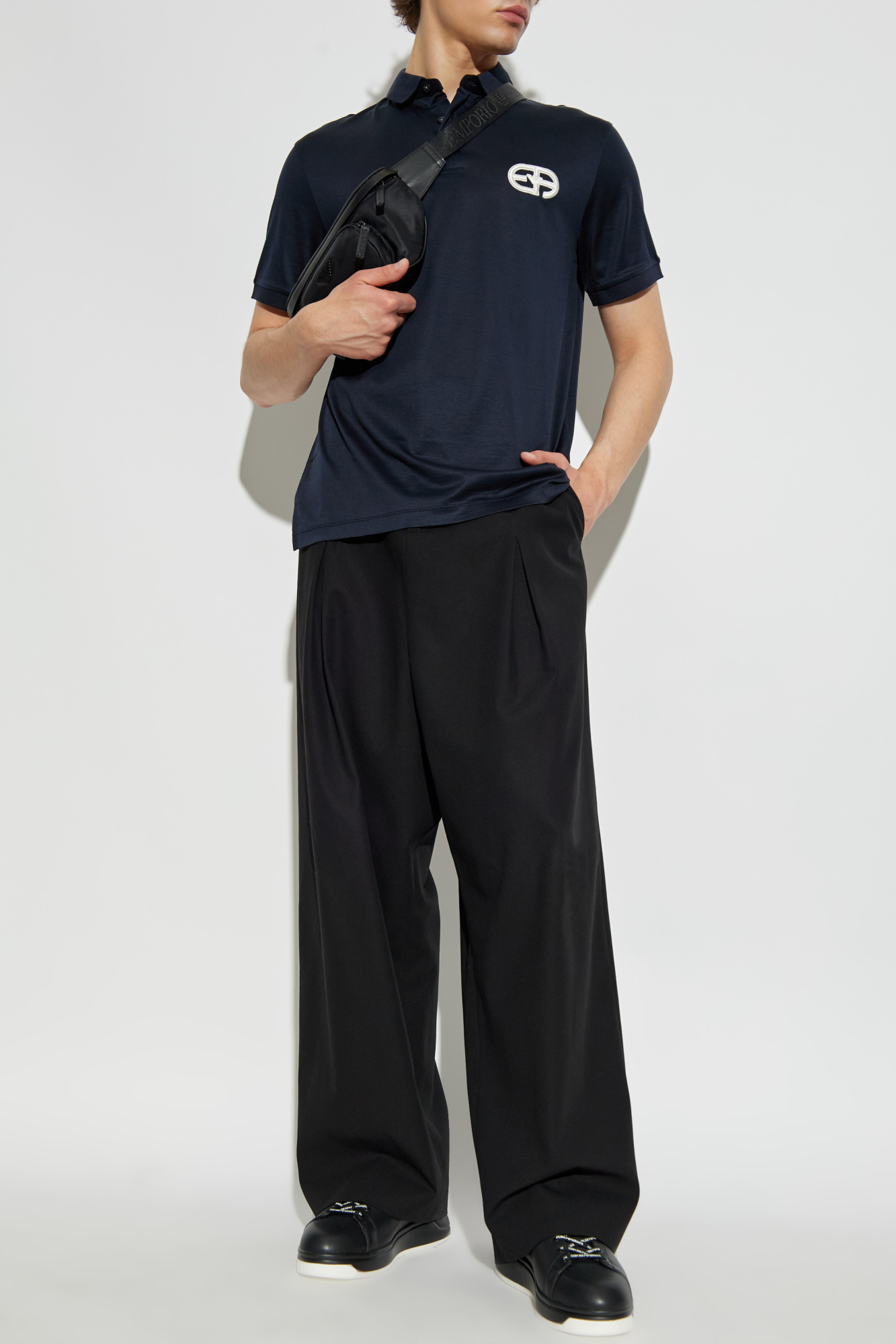 Emporio Armani Polo with logo | Men's Clothing | Vitkac